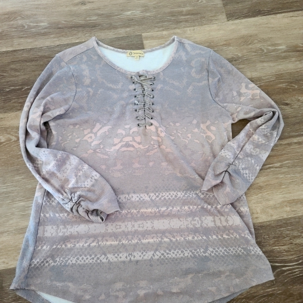 Democracy Animal Print Top, Sz M